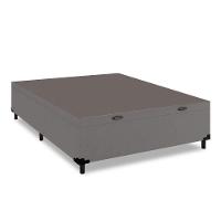 Cama Box Com Baú Casal Cinza - 3