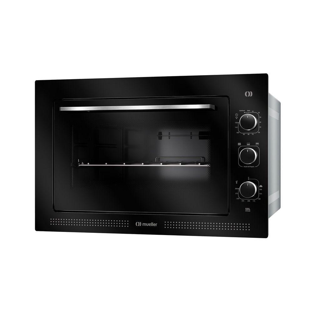 Forno Elétrico De Embutir Mueller Preto 50 Litros MFE50K 110V - 2