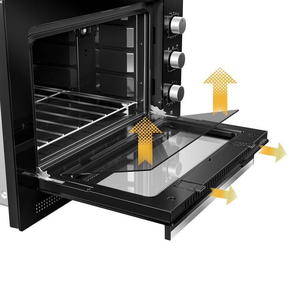 Forno Elétrico De Embutir Mueller Preto 50 Litros MFE50K 110V - 6