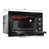 Forno Elétrico De Embutir Mueller Preto 50 Litros MFE50K 110V - 8