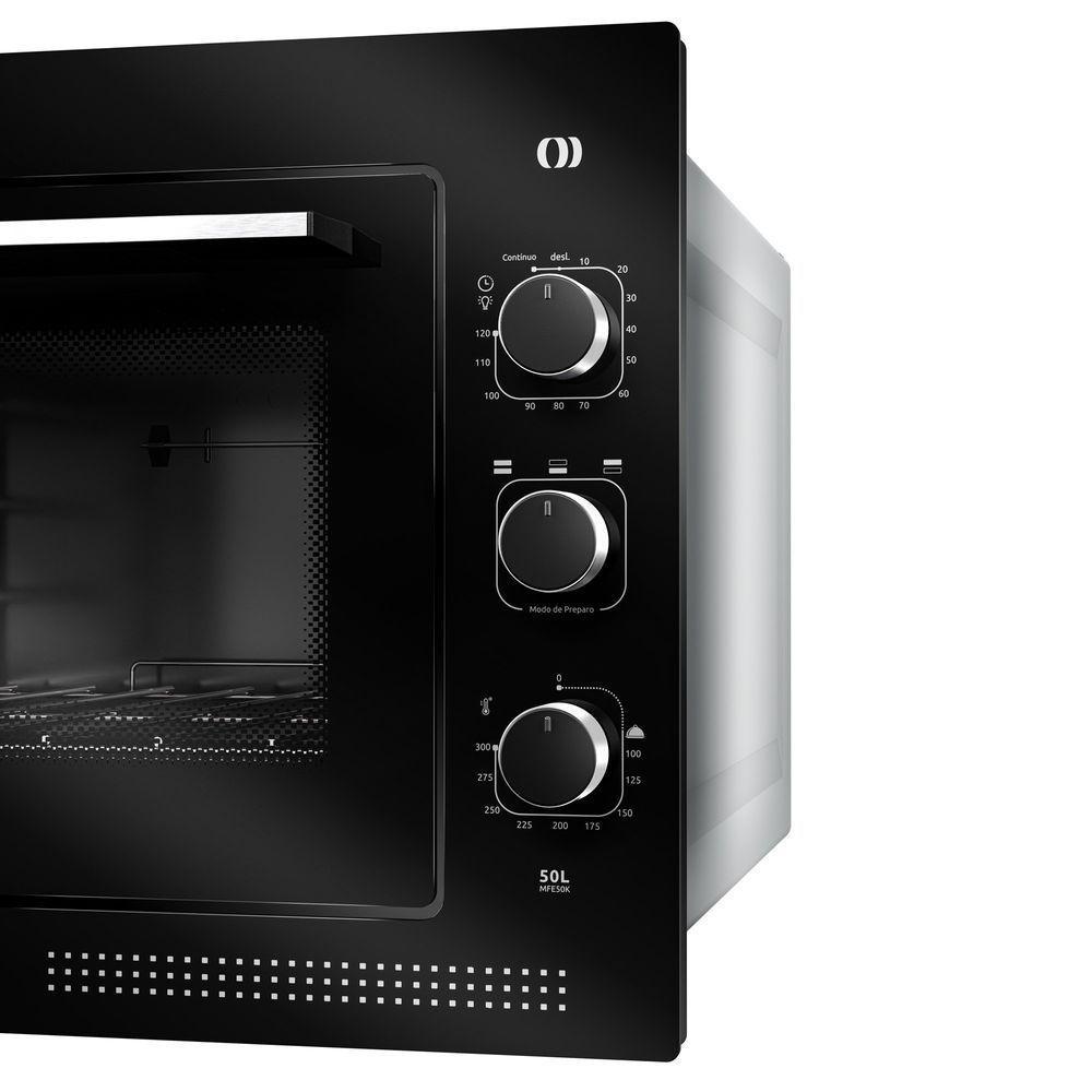 Forno Elétrico De Embutir Mueller Preto 50 Litros MFE50K 220V - 5