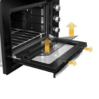 Forno Elétrico De Embutir Mueller Preto 50 Litros MFE50K 220V - 6