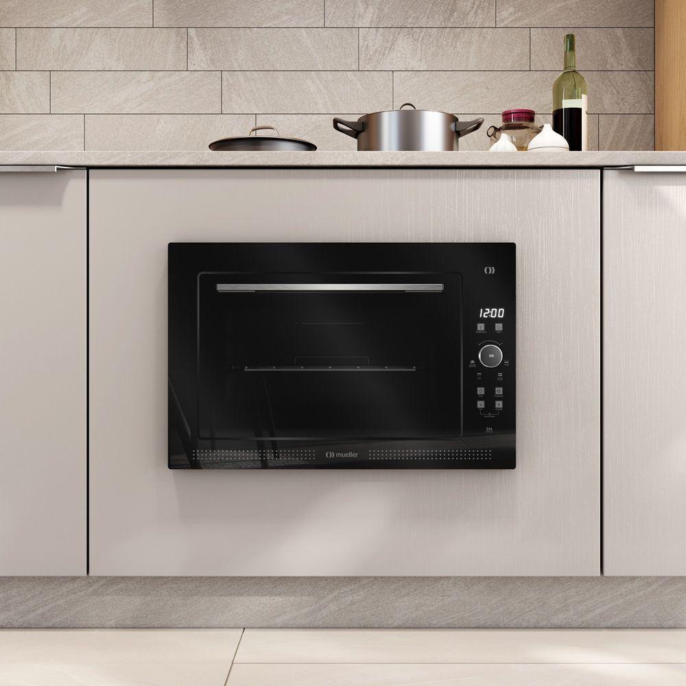 Forno Elétrico De Embutir Digital Mueller 50 Litros Preto MFE50L 220V - 10
