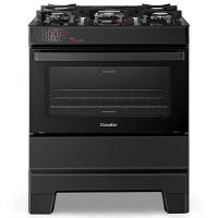 Fogão Esmaltec Ideal Top Glass 5 Bocas T5VAP 5126 Acendimento Automático Preto Bivolt - 2