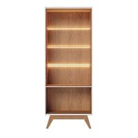 Cristaleira Noronha Off White Matte Freijó Com Aparador Para Sala Buffet Vitória Freijó Off White – Colibri - 9