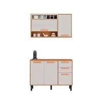 Cozinha Compacta 120cm Nápoles Off White Em Mdp Itatiaia - 1