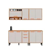 Cozinha Compacta 200cm Em Mdp Nápoles Off White Itatiaia - 1