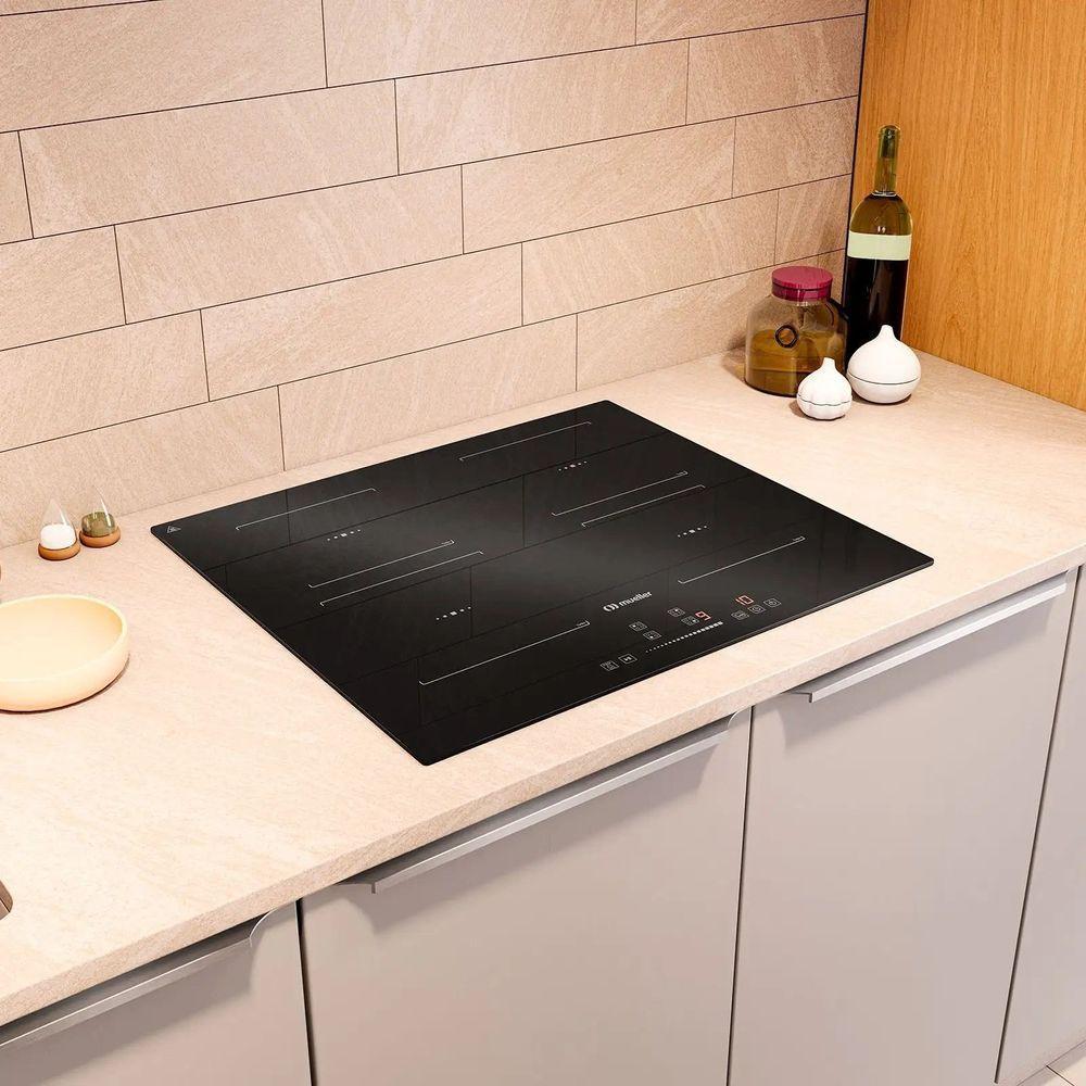 Cooktop Mueller 4 Bocas De Indução Com Turbo MCN4BK 220V - 6