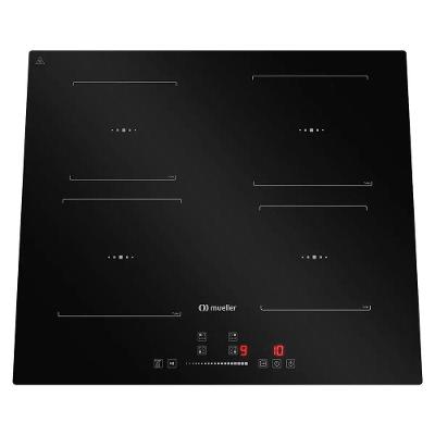 Cooktop de Indução Mueller MCN4BK 4 Bocas Vitrocerâmico Preto 220V