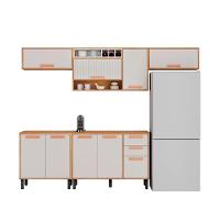 Cozinha Completa 280cm Nápoles Em Mdp Off White Itatiaia - 1