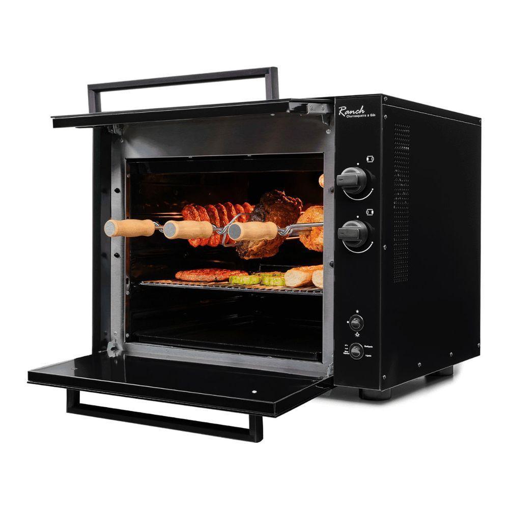 Churrasqueira A Gás Bancada Fischer Ranch 3 Espetos Bivolt - 3