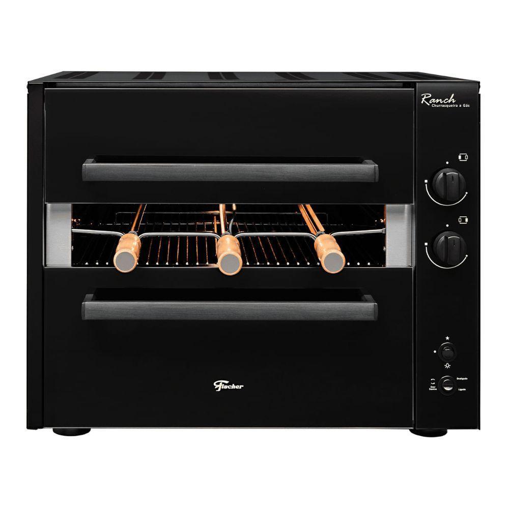 Churrasqueira A Gás Bancada Fischer Ranch 3 Espetos Bivolt - 4
