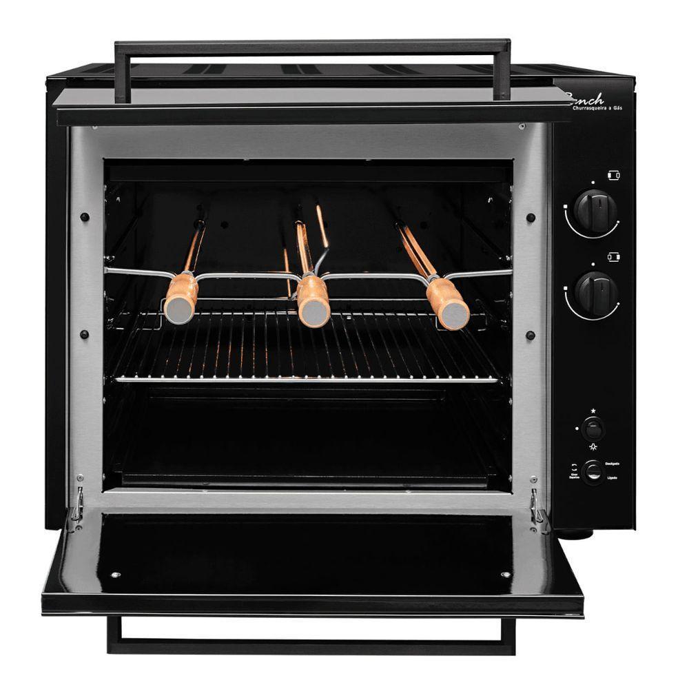 Churrasqueira A Gás Bancada Fischer Ranch 3 Espetos Bivolt - 5