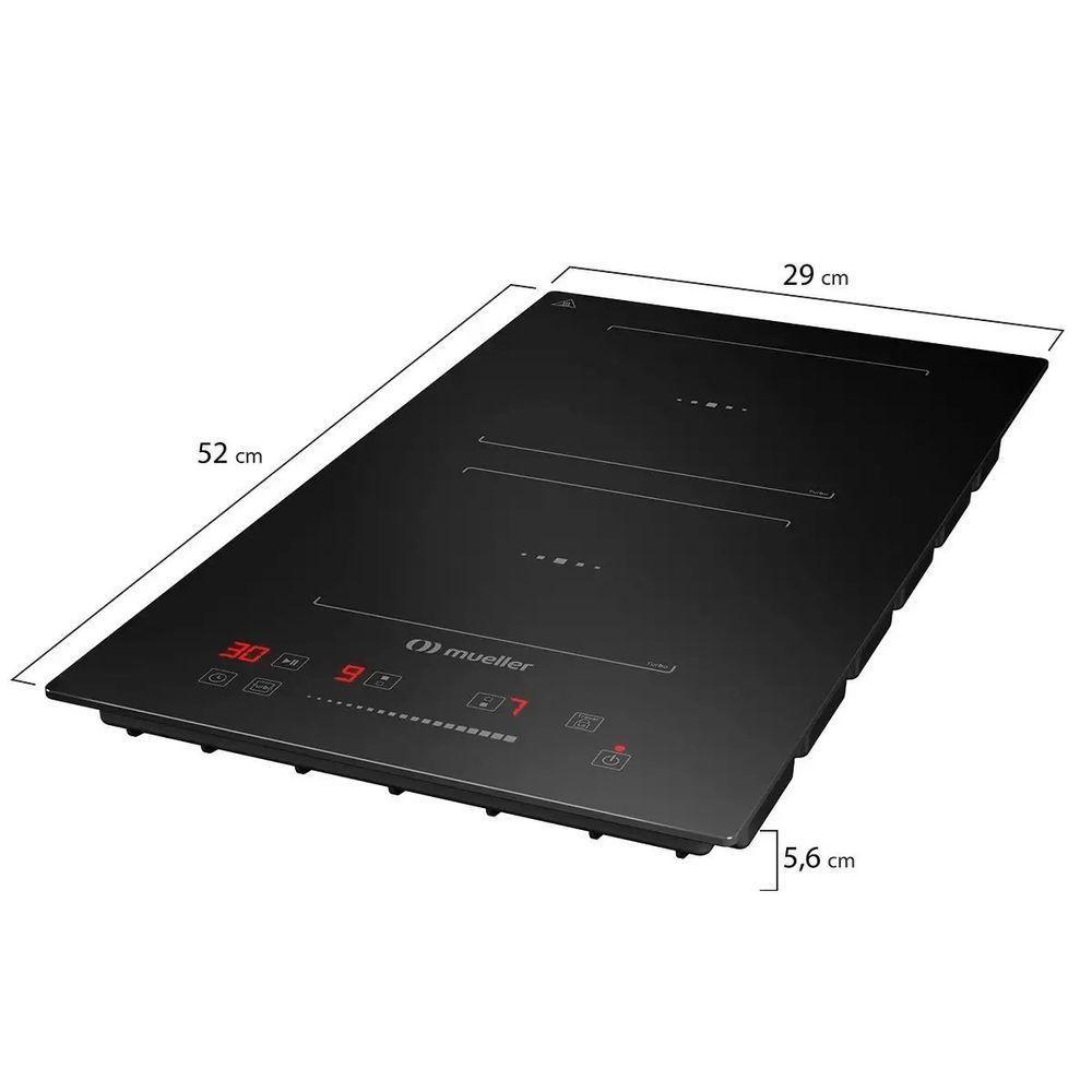Cooktop Mueller 2 Bocas De Indução MCN2BK 220V - 3