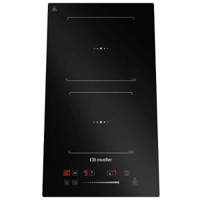 Cooktop de Indução Mueller MCN2BK 2 Bocas Vitrocerâmico com Timer Turbo Preto 220V