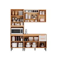 Cozinha Compacta 190cm Em Mdp Nápoles Off White Com Espaço Para Forno Itatiaia - 2