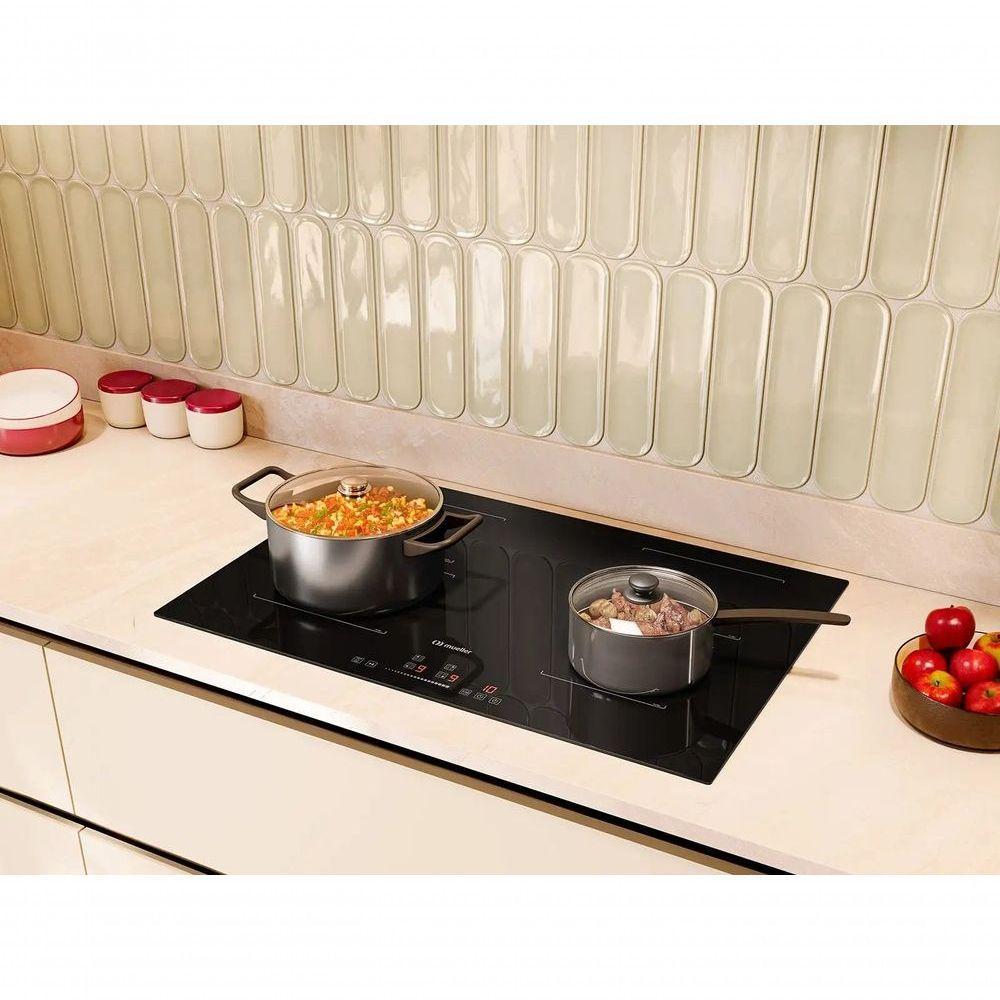 Cooktop Mueller 4 Bocas De Indução Com Superturbo MCN4BL 220V - 6