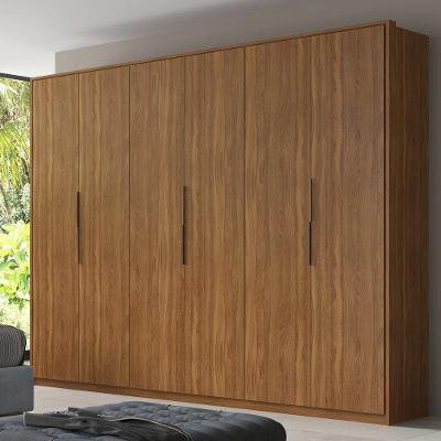 Guarda Roupa Casal 6 Portas E 6 Gavetas Atrice - Élpis Móveis Amendoa Touch