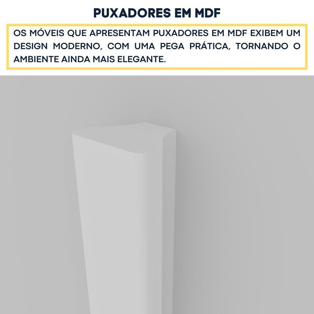 Guarda Roupa Casal 6 Portas 4 Gavetas Arizona S/ Espeho S/ Pés - Tcil Neve - 3