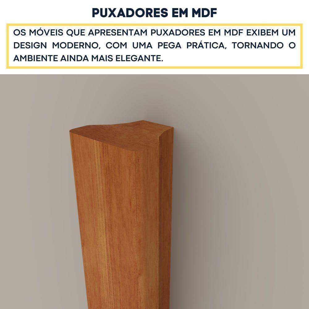 Guarda Roupa Casal 6 Portas 4 Gavetas Arizona S/ Espeho S/ Pés - Tcil Cinamomo/off White - 9