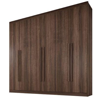 Guarda Roupa Cancun 6 Portas Benetil Imbuia