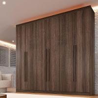 Guarda Roupa Cancun 6 Portas Benetil Imbuia - 4