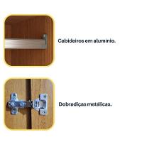 Guarda Roupa Casal 6 Portas 4 Gavetas Arizona S/ Espeho S/ Pés - Tcil Cinamomo - 9