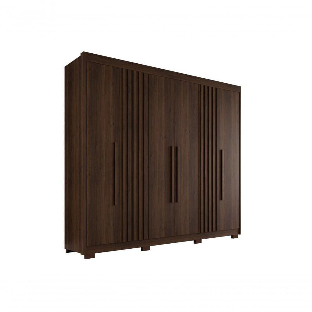 Guarda Roupa Casal Ripado Com 6 Portas E 6 Gavetas Granada - Salleto Savana - 4