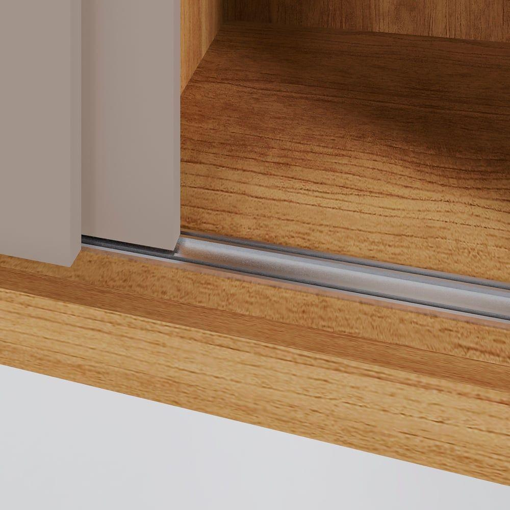 Guarda Roupa Casal Panamá Porta Espelho Central 3 Portas 4 Gavetas Salleto Savana - 4