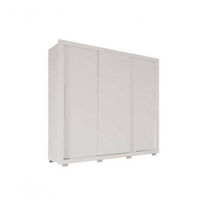 Guarda Roupa Casal Panamá 3 Portas 4 Gavetas Salleto Branco