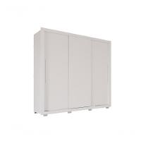 Guarda Roupa Casal Panamá 3 Portas 4 Gavetas Salleto Branco - 1