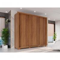 Guarda Roupa Casal Panamá 3 Portas 4 Gavetas Salleto Cinamomo - 8