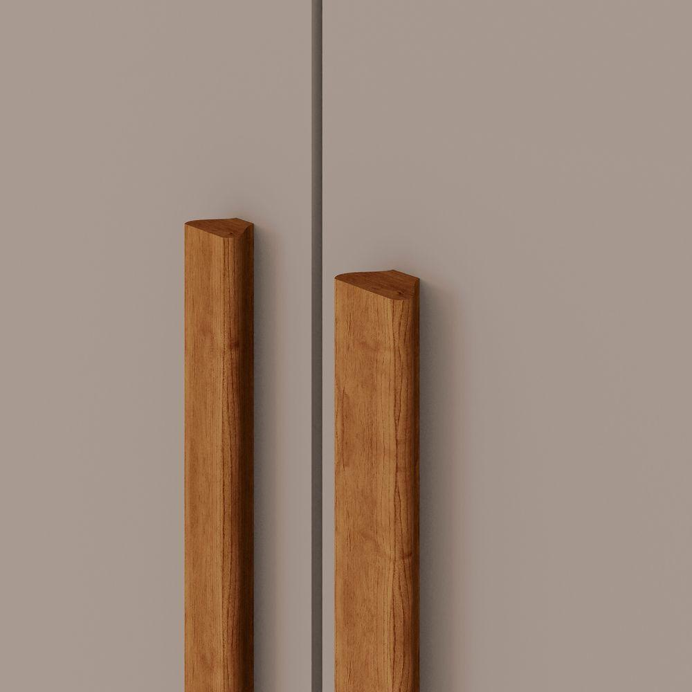 Guarda Roupa Casal 6 Portas Recife Salleto Savana/off White - 5