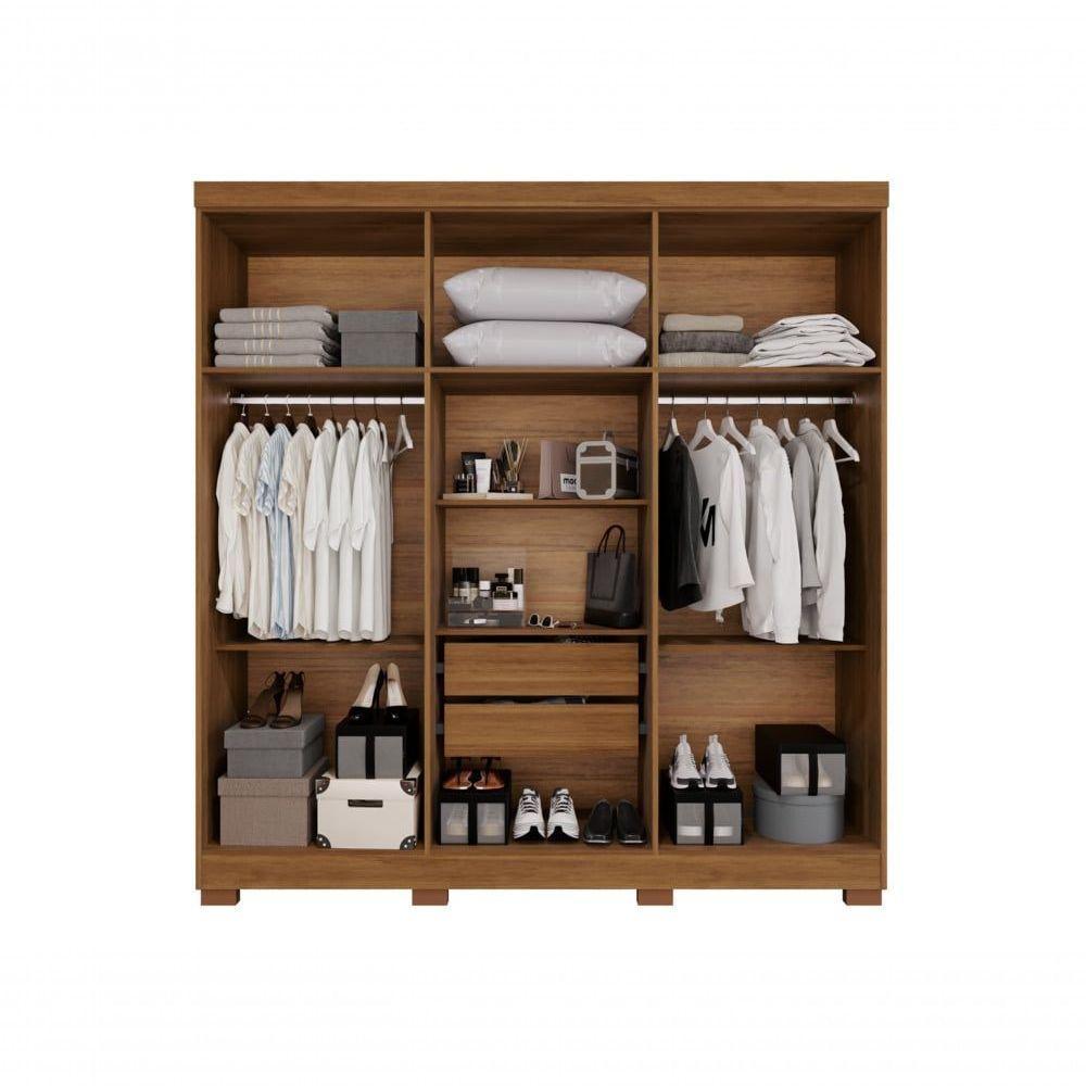 Guarda Roupa Casal 6 Portas Recife Salleto Cinamomo - 5