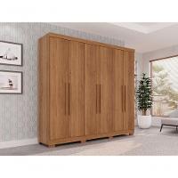 Guarda Roupa Casal 6 Portas Recife Salleto Cinamomo - 6