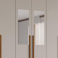 Guarda Roupa Casal 6 Portas Recife Com Espelho Salleto Cinamomo - 6