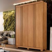 Guarda Roupa Lisboa Ripado 4 Portas Benetil Cinamomo - 4