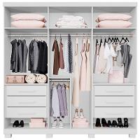 Guarda Roupa Moscou 6 Portas Benetil Branco - 3