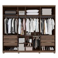 Guarda Roupa Istambul 7 Portas Benetil Imbuia/off White - 3