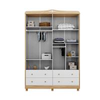 Guarda Roupa Infantil Elô 4 Portas - Moveis Peroba Amendoa/off White - 2