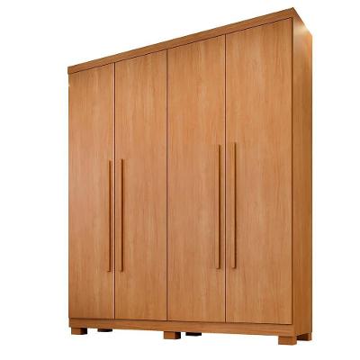 Guarda Roupa Filadélfia 4 Portas Benetil Cinamomo
