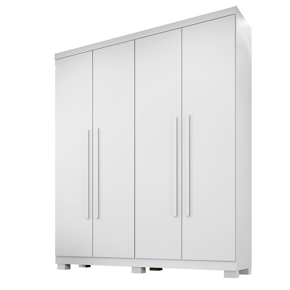 Guarda Roupa Filadélfia 4 Portas Benetil Branco - 1