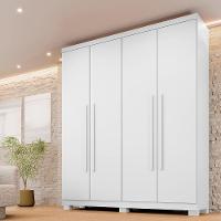 Guarda Roupa Filadélfia 4 Portas Benetil Branco - 4