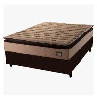 Cama Box Casal Colchão Espuma D33 Pillow Top Van Gogh 138X188X67Cm Marrom - 1