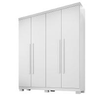 Guarda Roupa Filadélfia 4 Portas Benetil Branco - 1