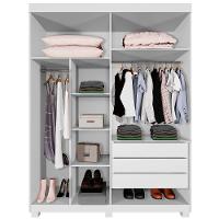 Guarda Roupa Filadélfia 4 Portas Benetil Branco - 3