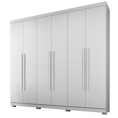 Guarda Roupa New Master 6 Portas Benetil Branco