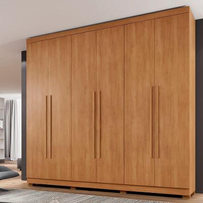 Guarda Roupa Casal New Master 6 Portas 6 Gavetas Cinamomo MDP