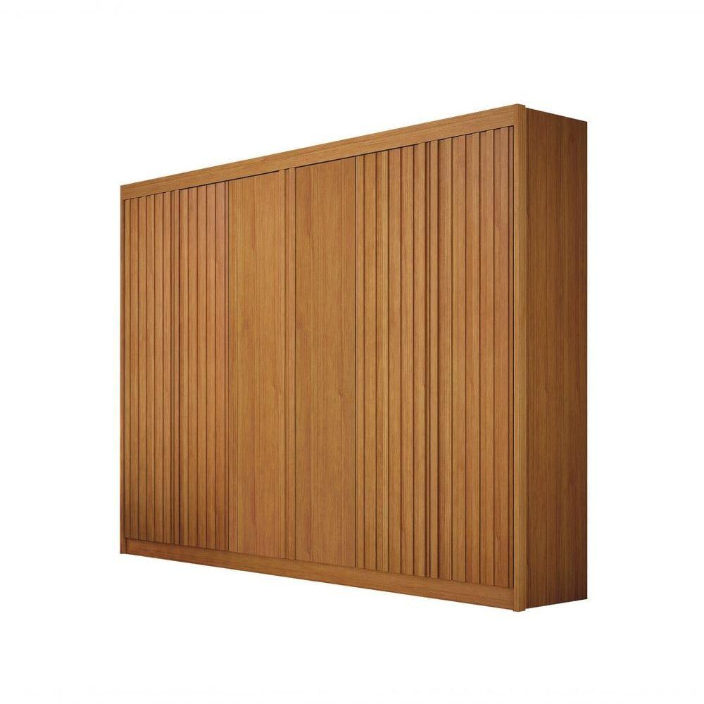Guarda Roupa New Braga 06 Portas Sem Ripas Sem Espelho Cinamomo - 5