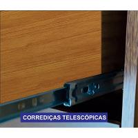 Guarda Roupa New Braga 06 Portas Sem Ripas Sem Espelho Cinamomo - 7